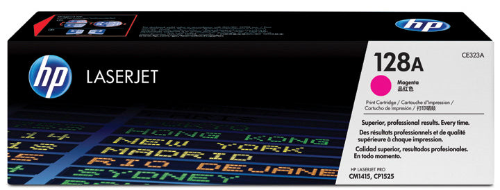 HP Cartouche toner 128A magenta CE323A Color LJ Pro CM1415 1300 p.