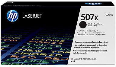 HP Cartouche toner 507X noir CE400X LJ Enterprise 500 C. 11'000 p.