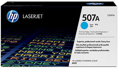 HP Cartouche toner 507A cyan CE401A LJ Enterprise 500 Col. 6000 p.