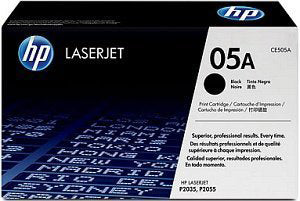 HP Cartouche toner 05A noir CE505D LaserJet P2035/55 2 pièces