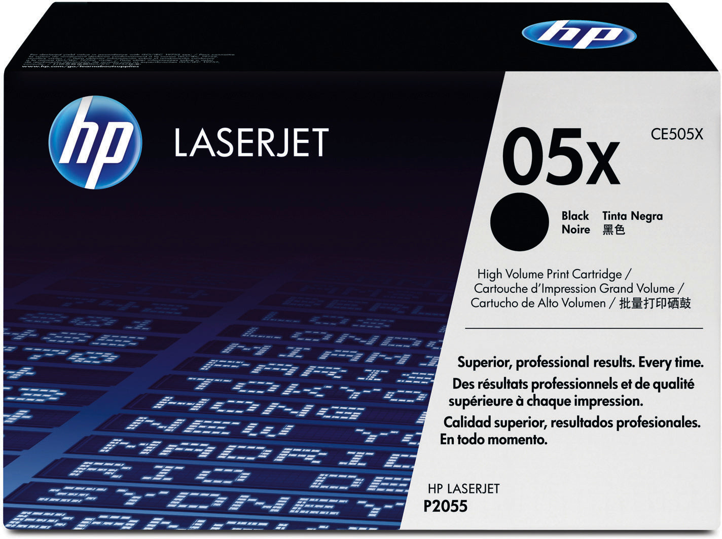 HP Cartouche toner 05X noir CE505X LaserJet P2055 6500 pages