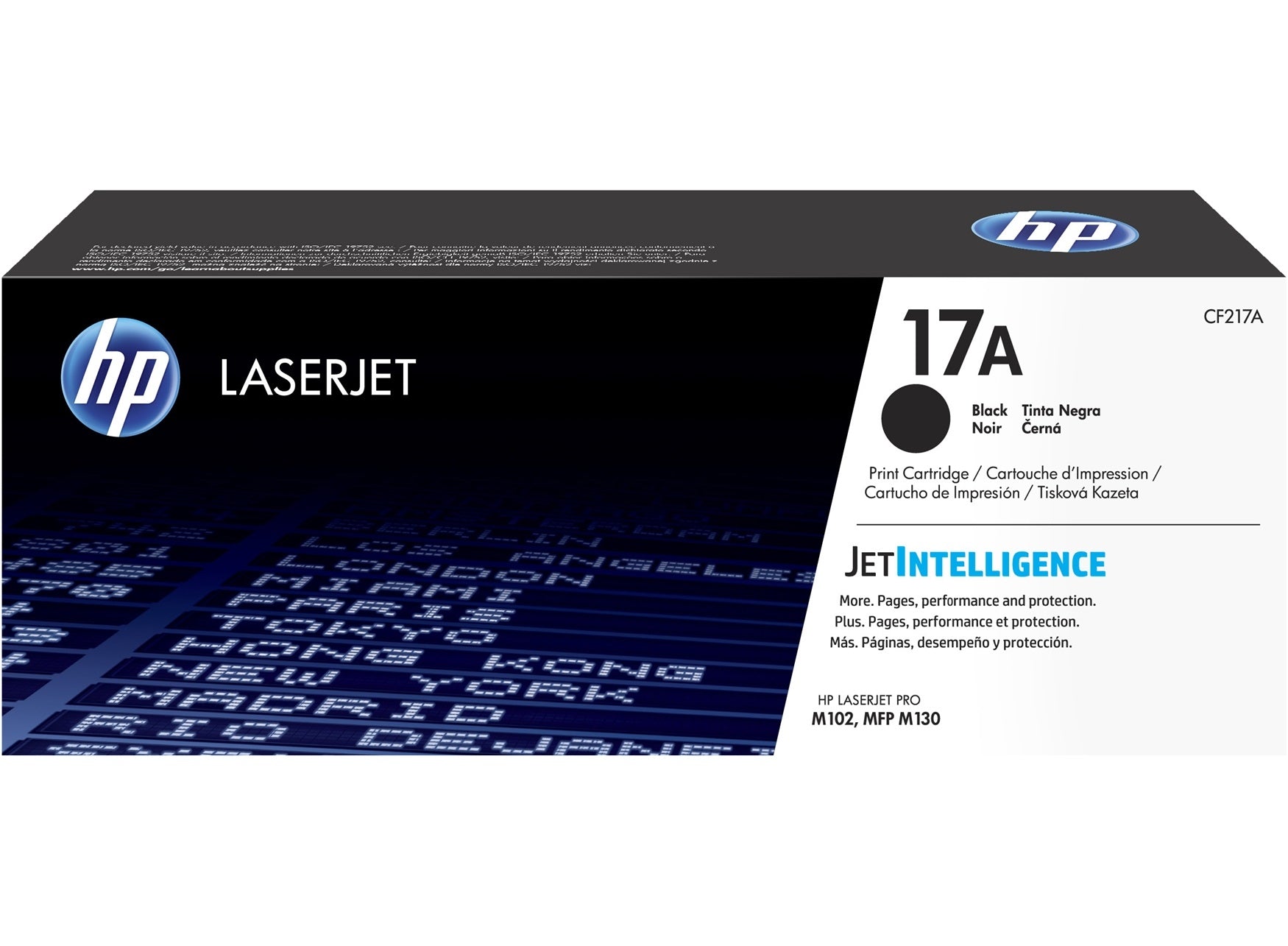 HP Cartouche toner 17A noir CF217A LaserJet Pro M102 1600 pages