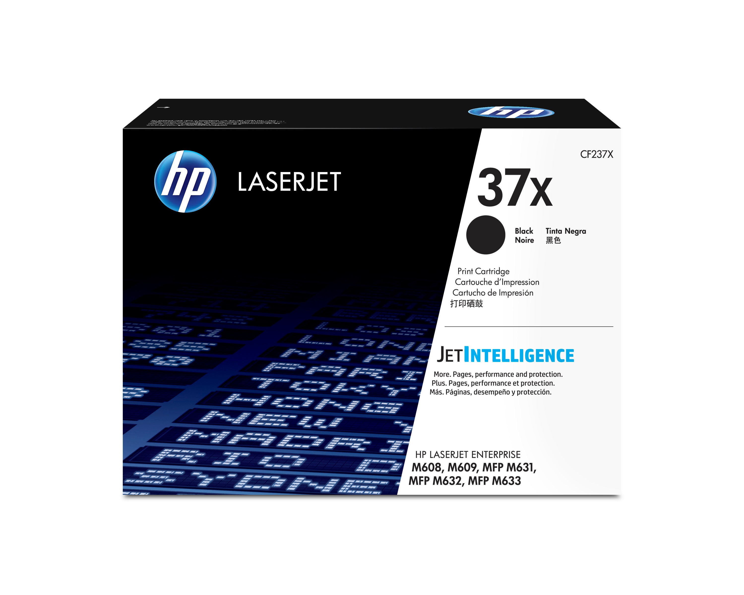HP Cartouche Toner 37X noir CF237X LJ Enterprise M608 25'000 p.