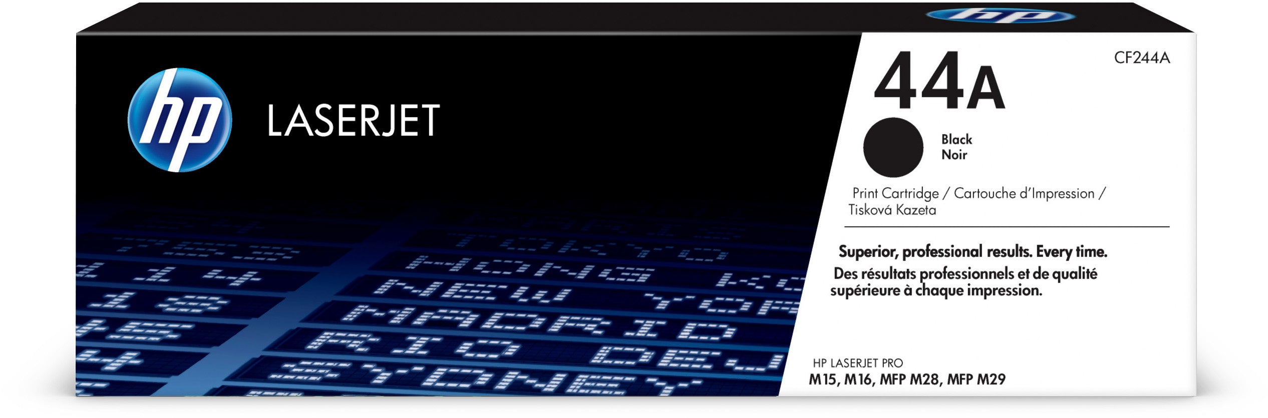 HP Cartouche toner 44A noir CF244A LJ Pro M15/MFP M28 1000 p.