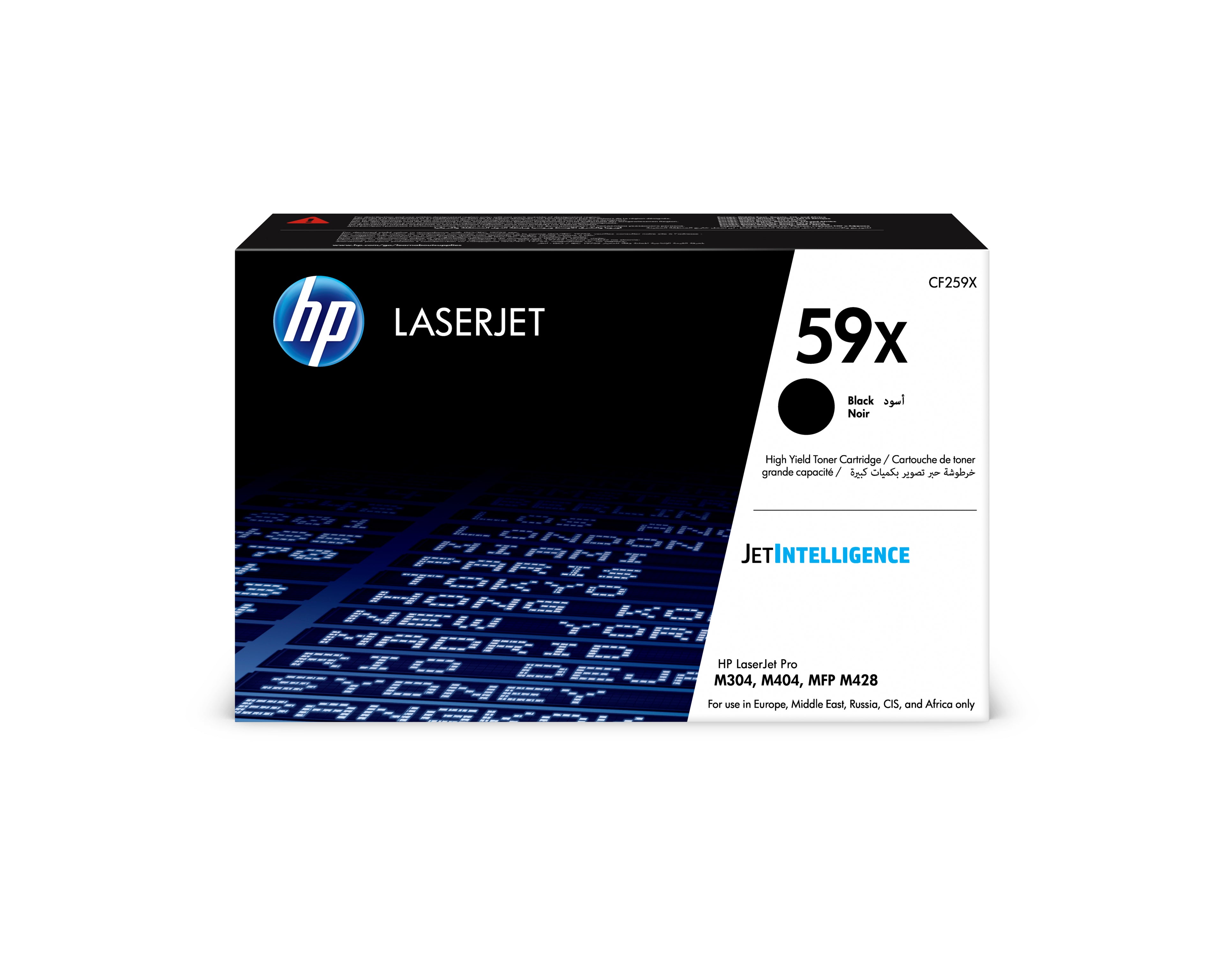 HP Cartouche Toner 59X noir CF259X LJ Pro M304/404 10'000 p.