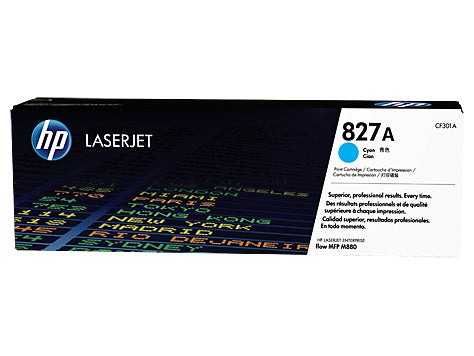 HP Cartouche toner 827A cyan CF301A CLJ Enterprise M880 32'000 p.