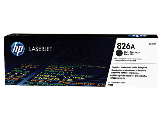 HP Cartouche toner 826A noir CF310A CLJ Enterprise M855 29'000 p.