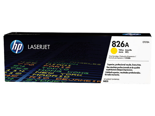 HP Cartouche toner 826A yellow CF312A CLJ Enterprise M855 31'500 p.