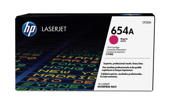 HP Cartouche toner 654A magenta CF333A CLJ Enterprise M651 15'000 p.