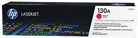 HP Cartouche toner 130A magenta CF353A Color LJ Pro M176 1000 p.