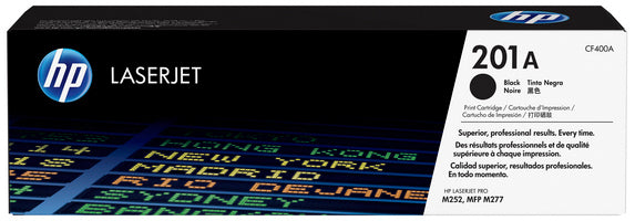 HP Cartouche toner 201A noir CF400A CLJ Pro M252/MFP277 1420 p.
