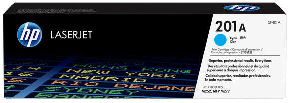 HP Cartouche toner 201A cyan CF401A CLJ Pro M252/MFP277 1330 p.