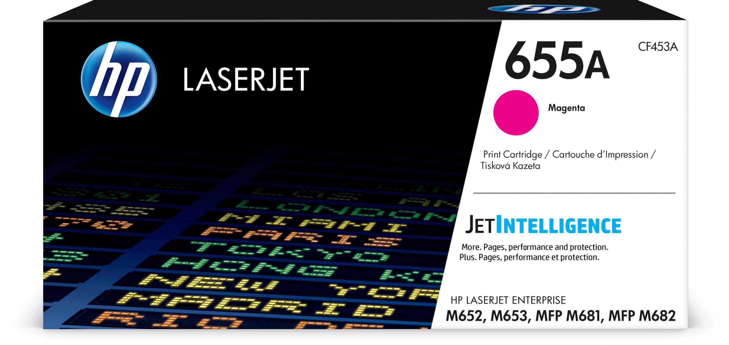 HP Cartouche Toner 655A magenta CF453A CLJ Enterprise M652 10'500 p.