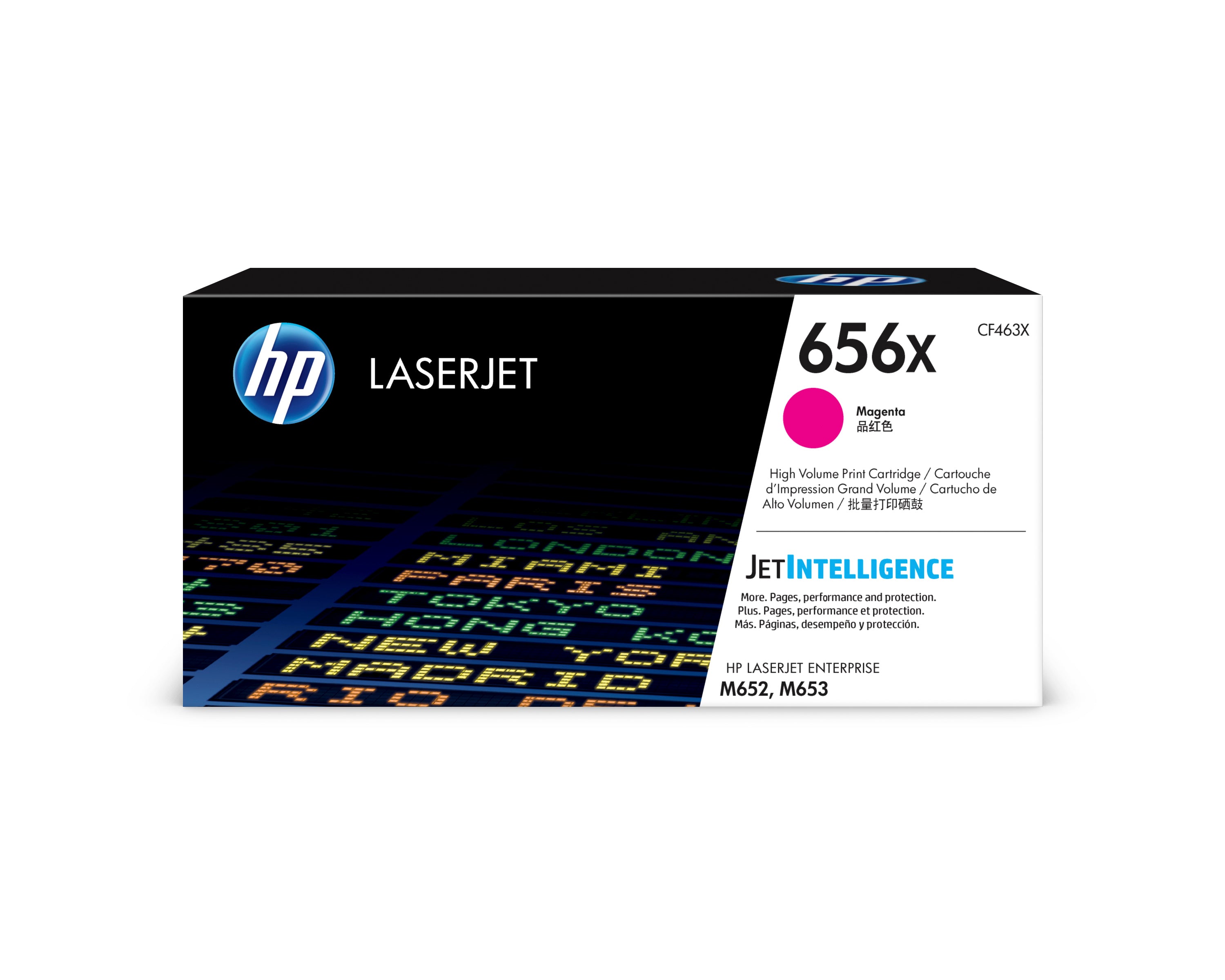 HP Cartouche Toner 656X magenta CF463X CLJ Enterprise M652 22'000 p.