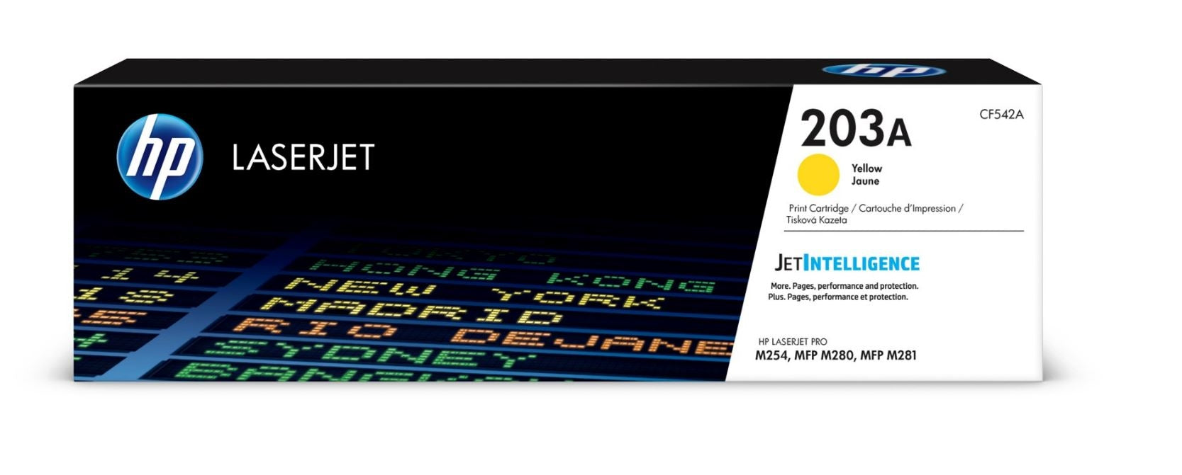 HP Cartouche Toner 203A yellow CF542A CLJ Pro M254/MFP M280 1300 p.
