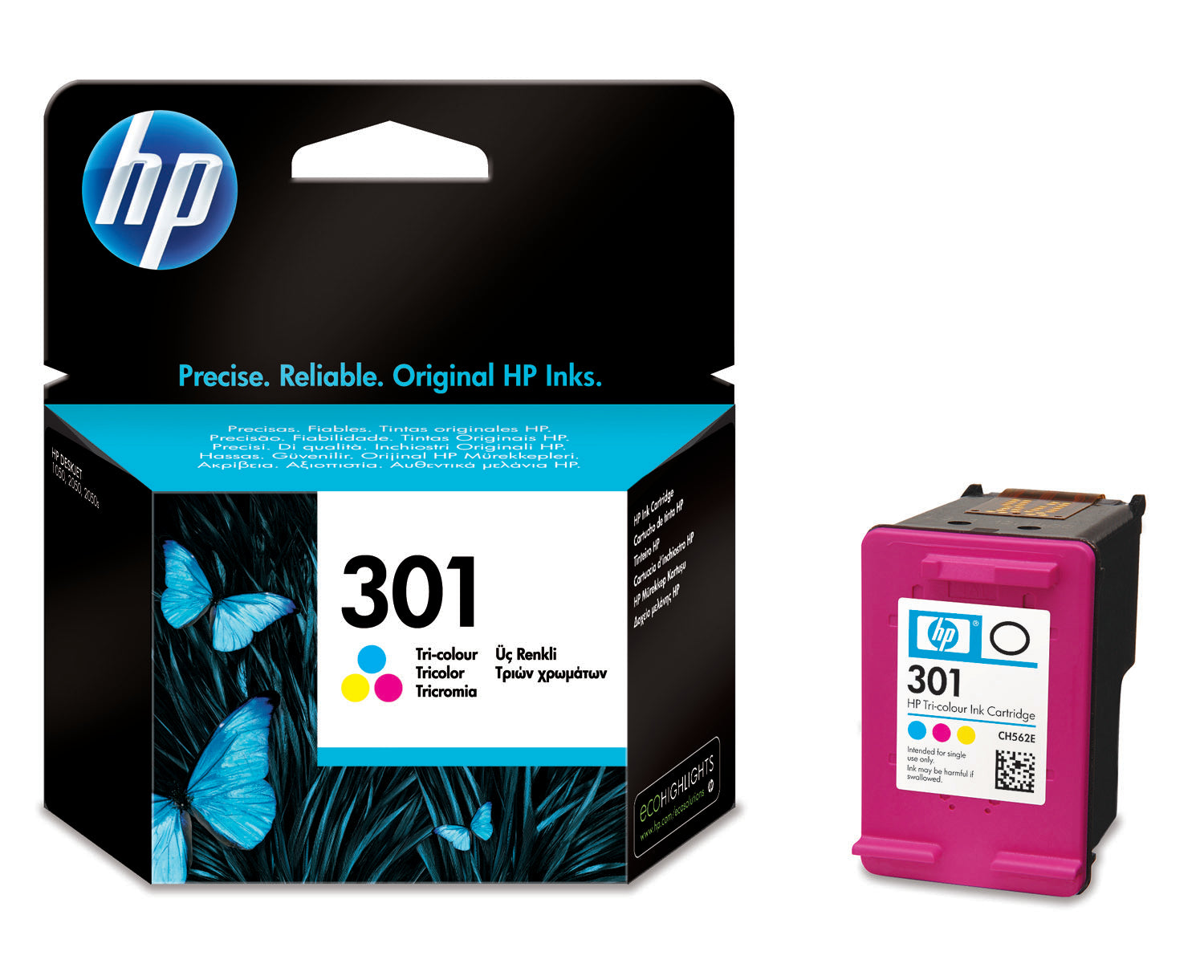 HP Cartouche d'encre 301 color CH562EE DeskJet 2050 165 pages