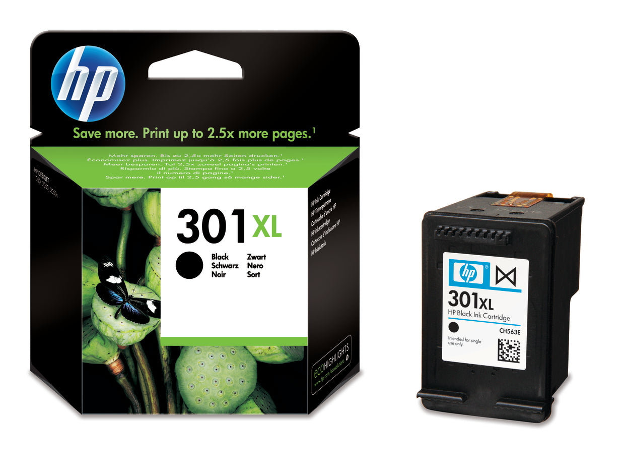 HP Cartouche d'encre 301XL noir CH563EE DeskJet 2050 480 pages