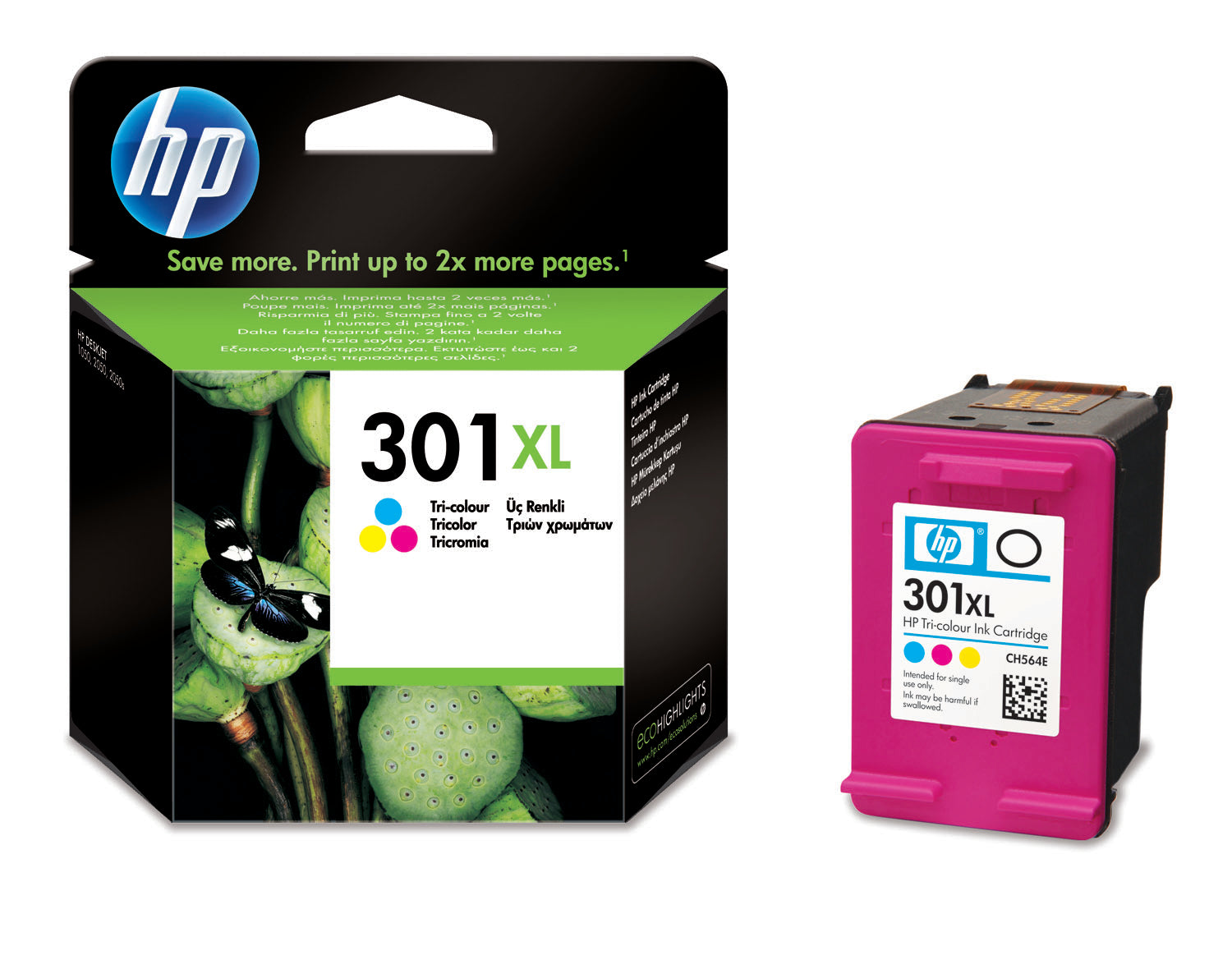 HP Cartouche d'encre 301XL color CH564EE DeskJet 2050 330 pages