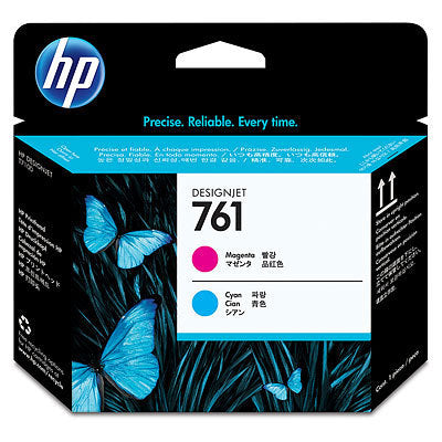 HP Tête d'imp. 761 magenta/cyan CH646A DesignJet T7100