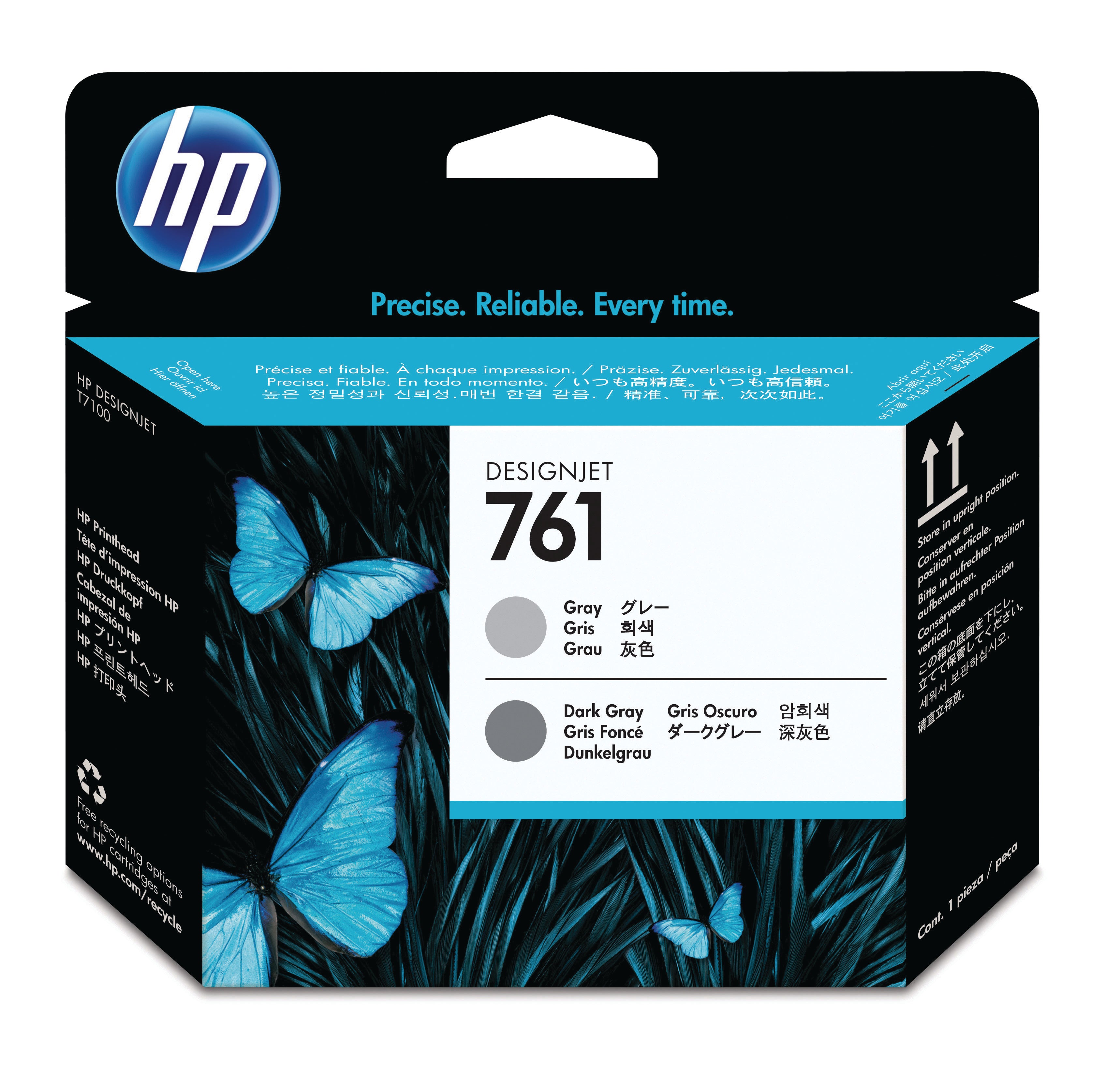 HP Tête d'imp. 761 grey/dark grey CH647A DesignJet T7100