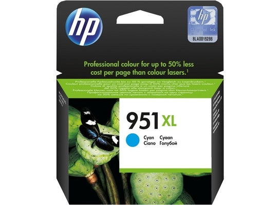 HP Cartouche d'encre 951XL cyan CN046AE OfficeJet Pro 8100 1500 p.