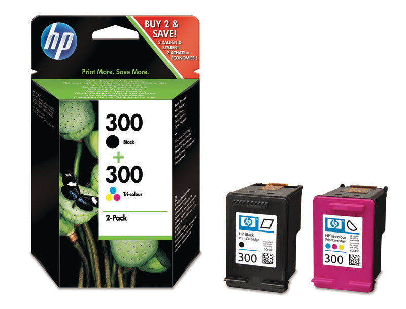 HP Combopack 300 BK/color CN637EE DeskJet D2560 200/165 pages