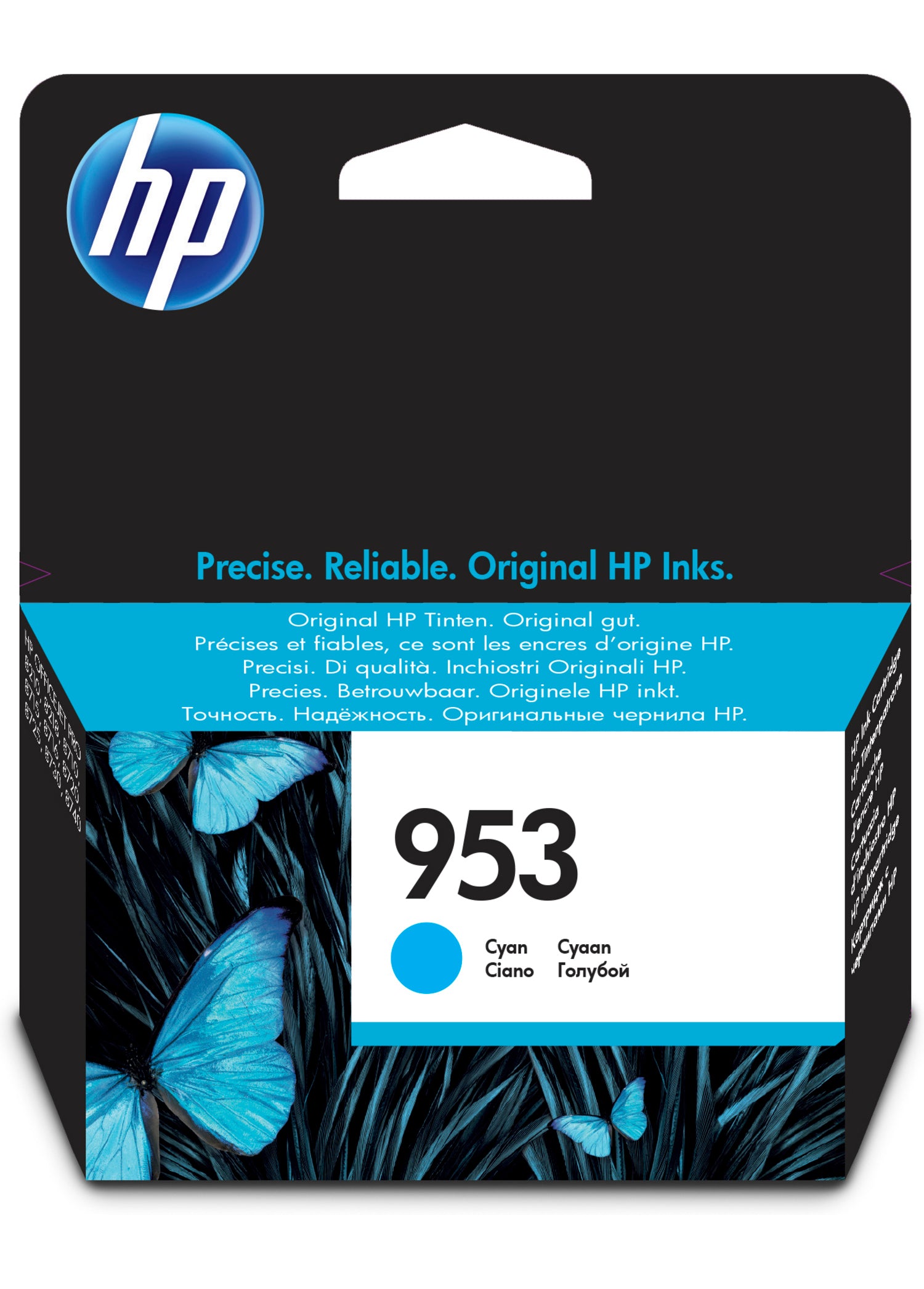HP Cart. d'encre 953 cyan F6U12AE OfficeJet Pro 8710 630 p.