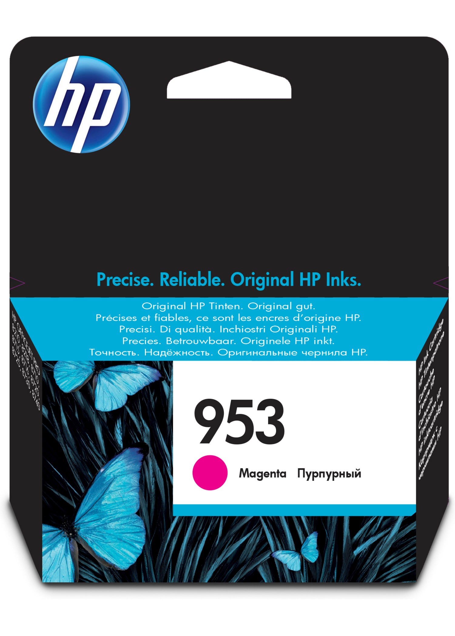 HP Cart. d'encre 953 magenta F6U13AE OfficeJet Pro 8710 630 p.