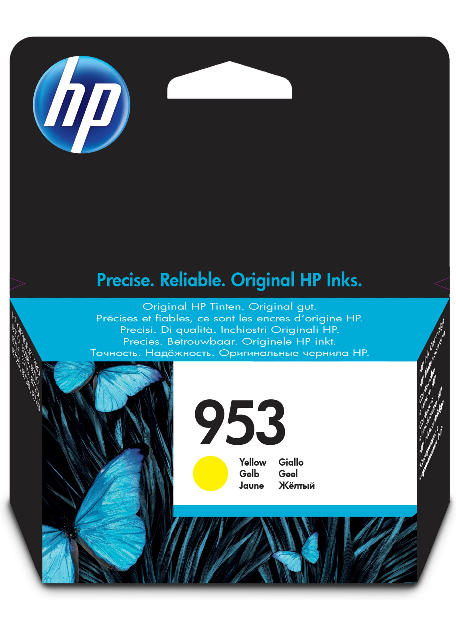 HP Cart. d'encre 953 yellow F6U14AE OfficeJet Pro 8710 630 p.
