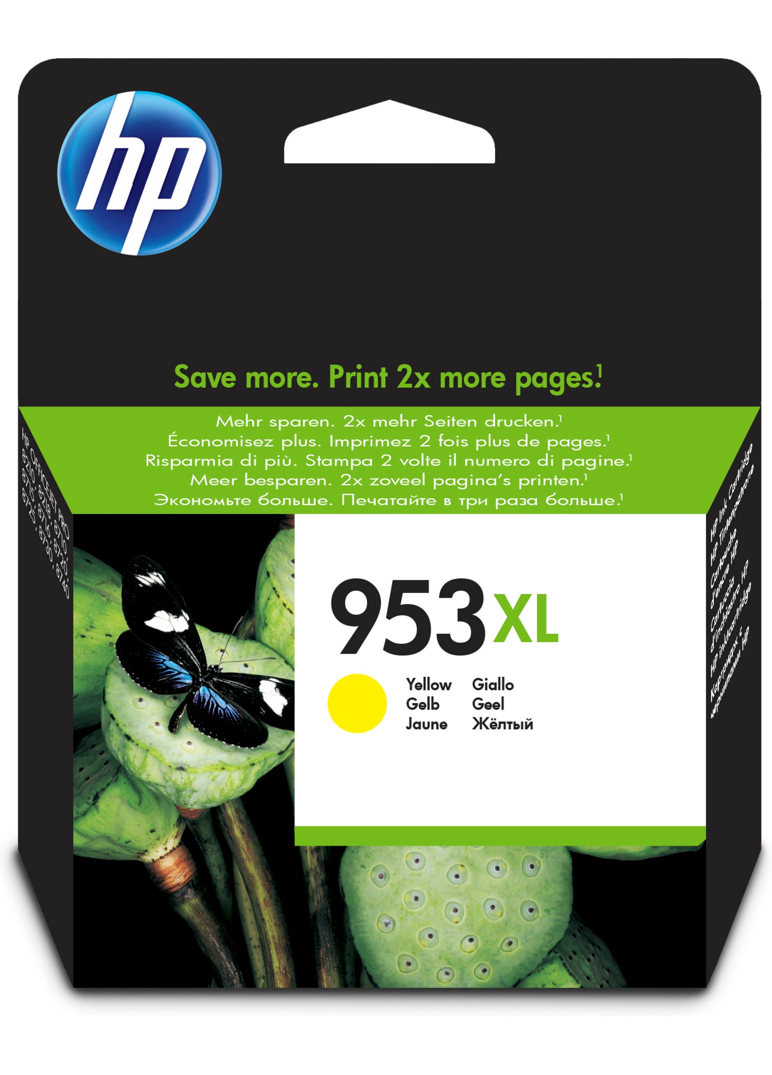 HP Cart. d'encre 953XL yellow F6U18AE OfficeJet Pro 8710 1450 p.