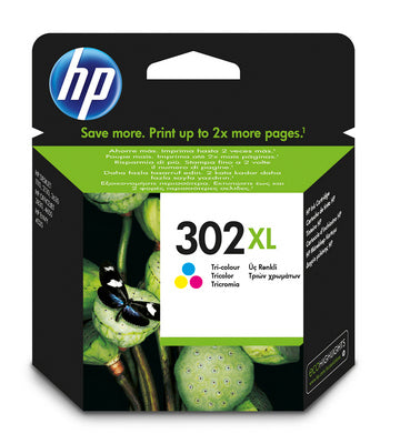 HP Cartouche d'encre 302XL color F6U67AE OfficeJet 3830 330 pages