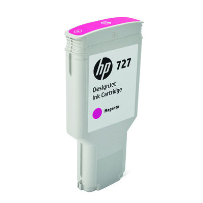 HP Cart. d'encre 727 magenta F9J77A DesignJet T930/T1500 300ml