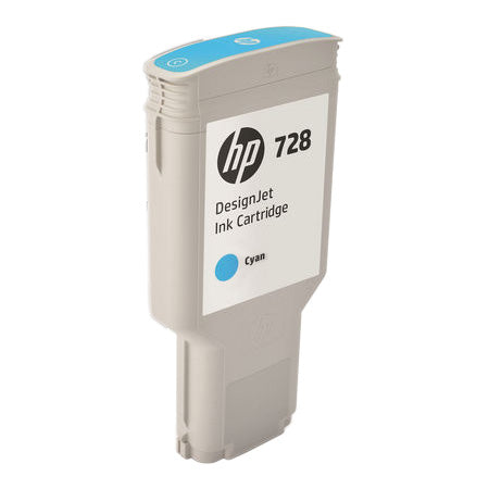 HP Cart. d'encre 728 cyan F9K17A DesignJet T730/T830 300ml
