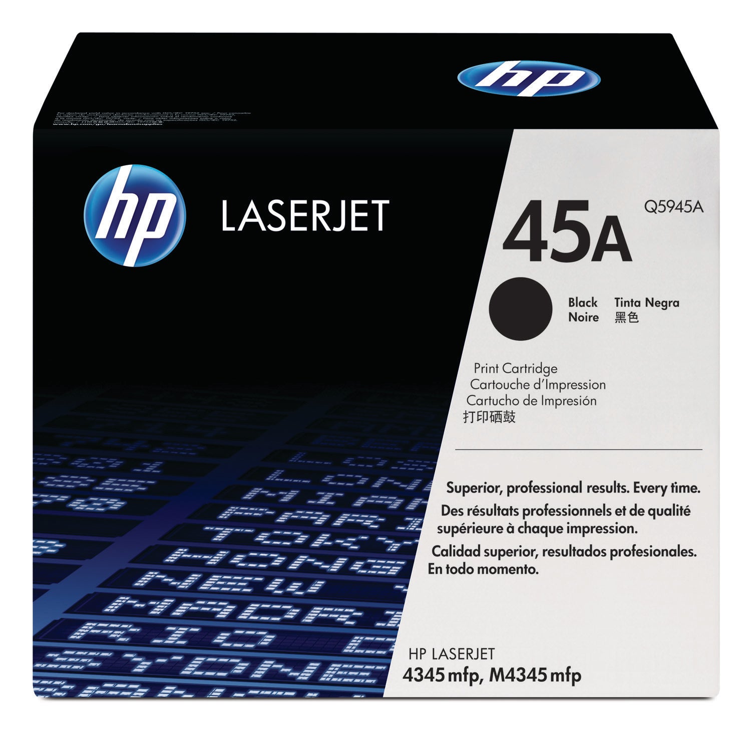 HP Cart. Toner 45A noir Q5945A LaserJet 4345 18'000 pages