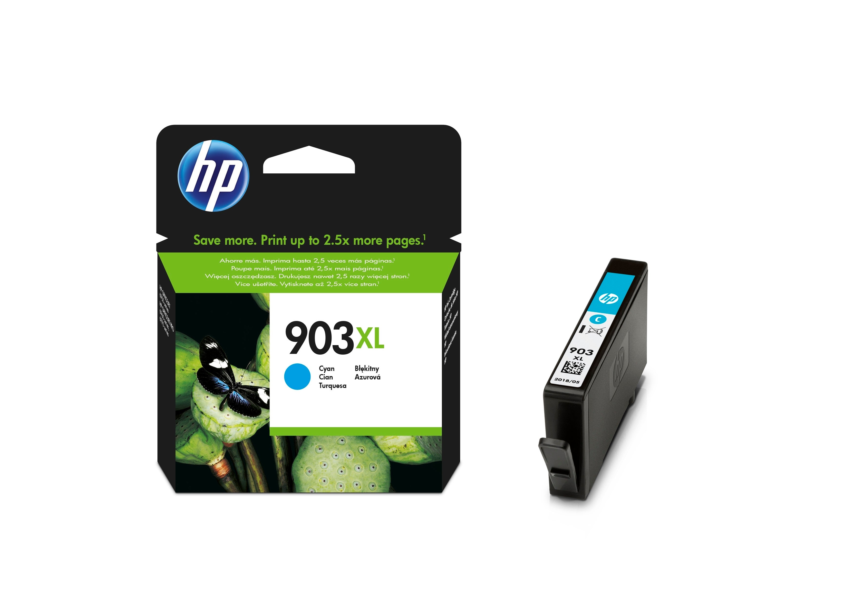 HP Cart. d'encre 903XL cyan T6M03AE OfficeJet 6950 825 p.
