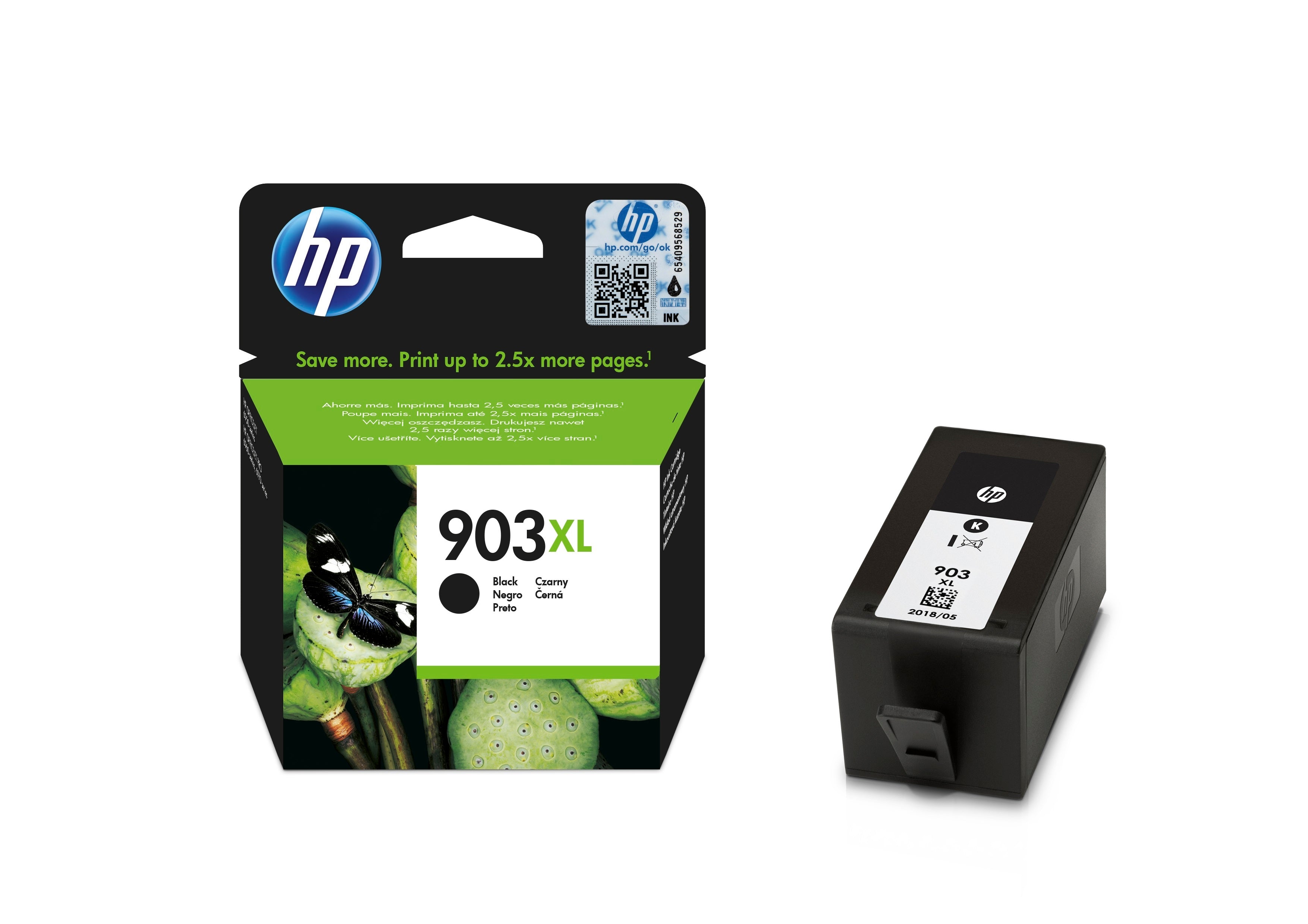 HP Cart. d'encre 903XL noir T6M15AE OfficeJet 6950 825 p.