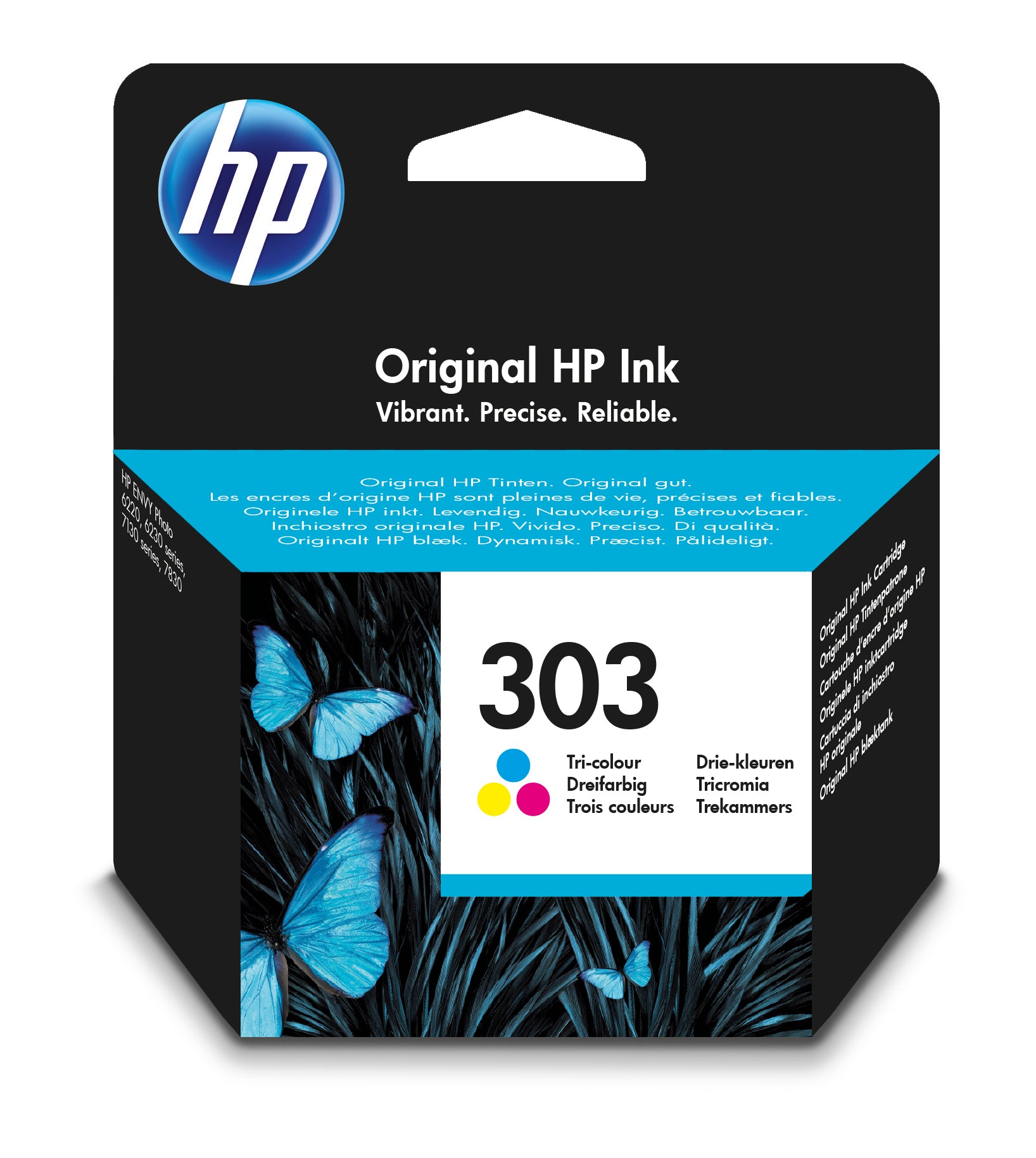 HP Cartouche d'encre 303 color T6N01AE Envy Photo 6230 165 pages
