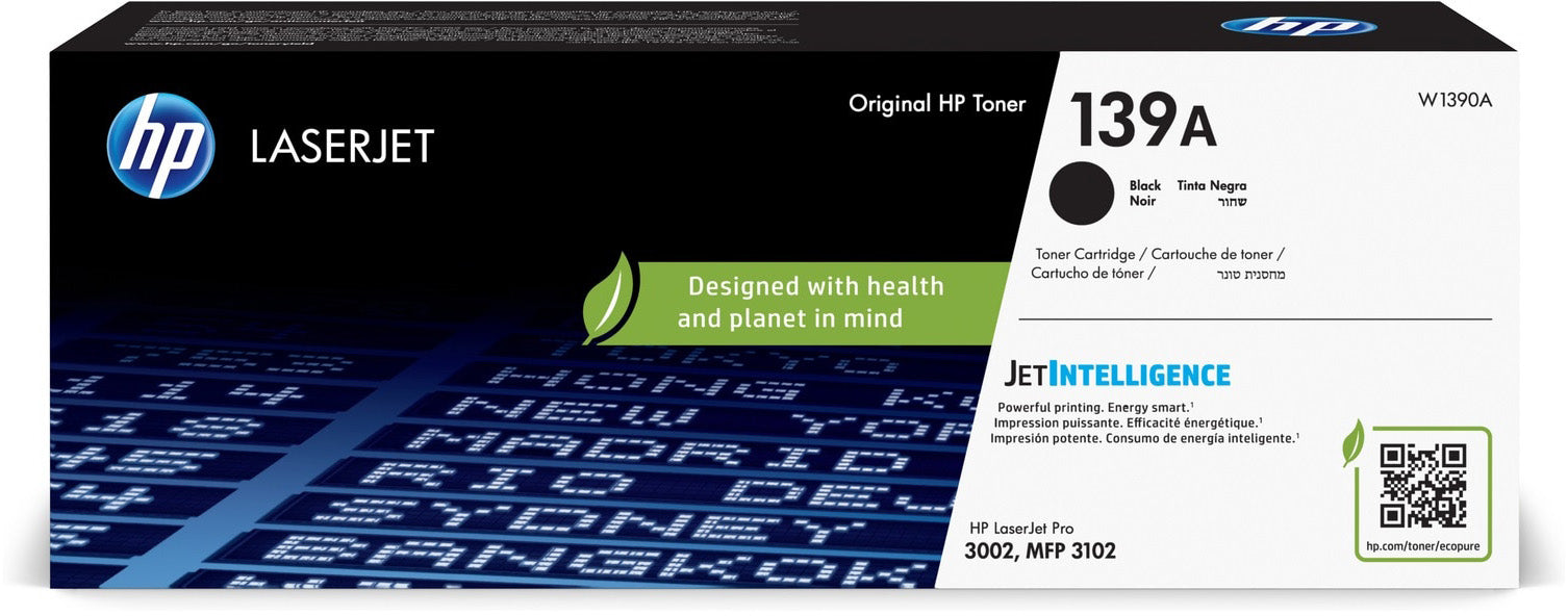 HP Cartouche toner 139A noir W1390A LJ Pro 3002/MFP 3102 1500 p.