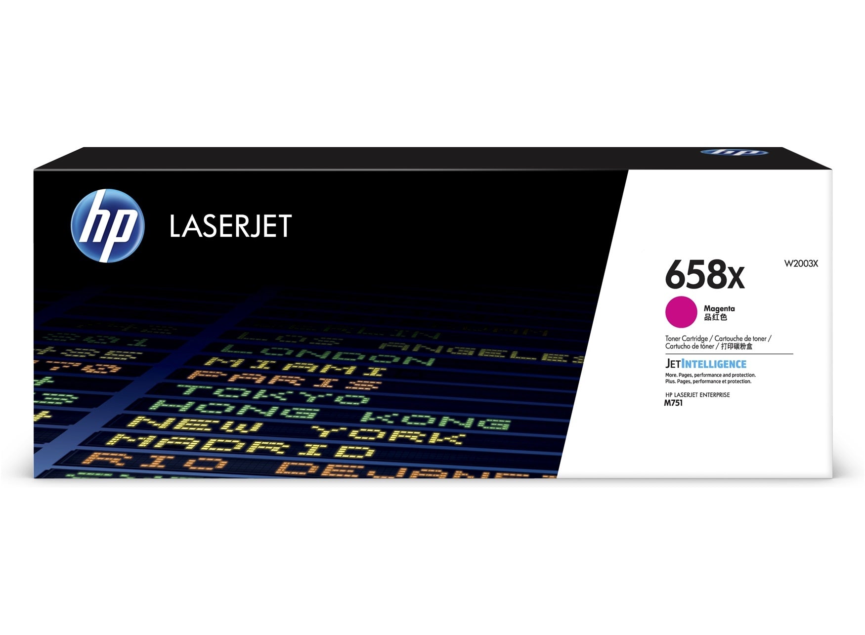 HP Cartouche toner 658X magenta W2003X CLJ Enterprise M751 28'000 p.