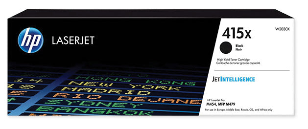 HP Cartouche toner 415X noir W2030X CLJ Pro M454/MFP M479 7500 p.