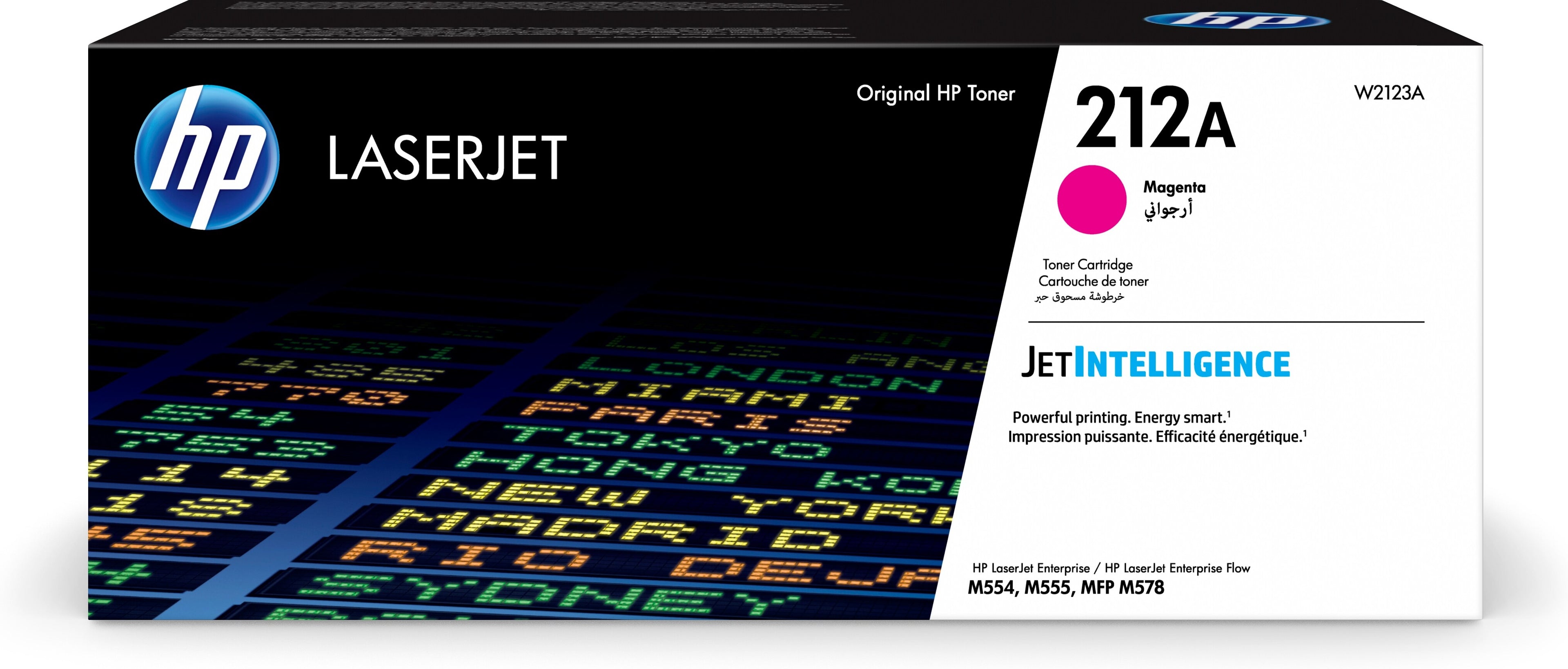 HP Cartouche toner 212A magenta W2123A CLJ Ent.M554/MFP M578 4500 p.