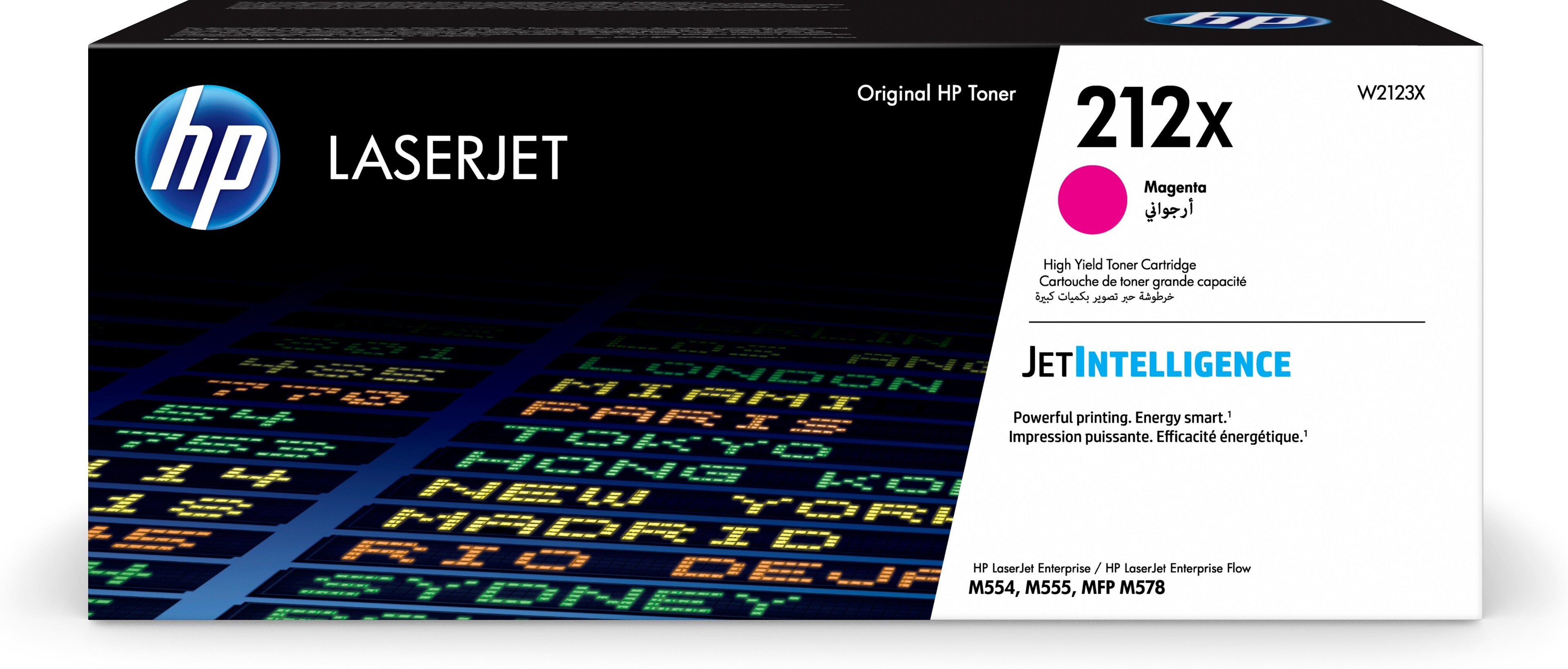 HP Cartouche toner 212X magenta W2123X CLJ Ent.M554/M555 10'000 p.