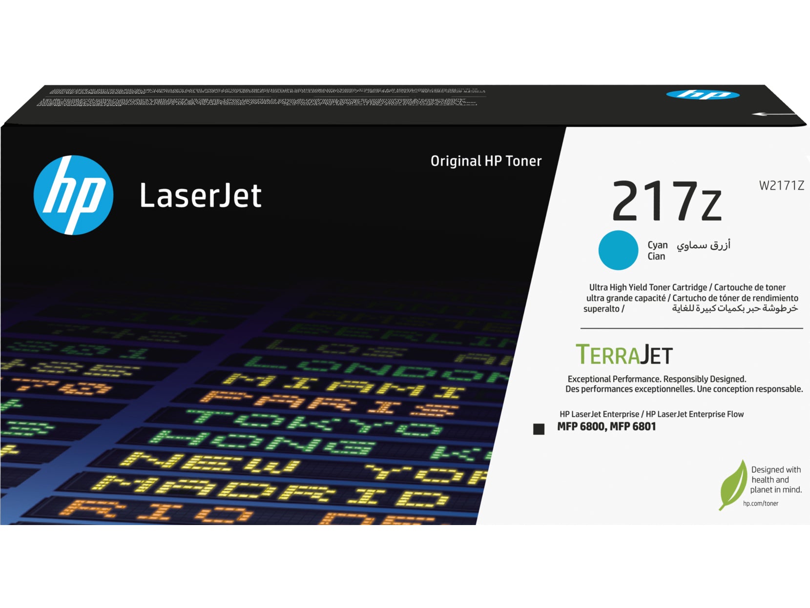 HP Cartouche toner 217Z cyan W2171Z CLJ Ent. MFP 6800 24'000 p.