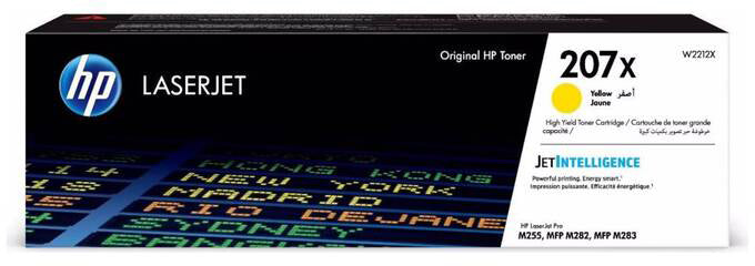 HP Cartouche toner 207X yellow W2212X CLJ Pro M255/282/283 2450 p.