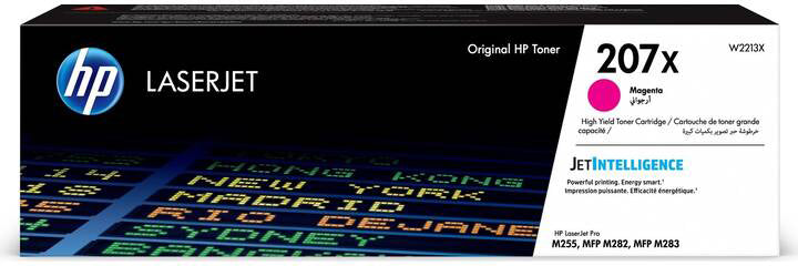 HP Cartouche toner 207X magenta W2213X CLJ Pro M255/282/283 2450 p.