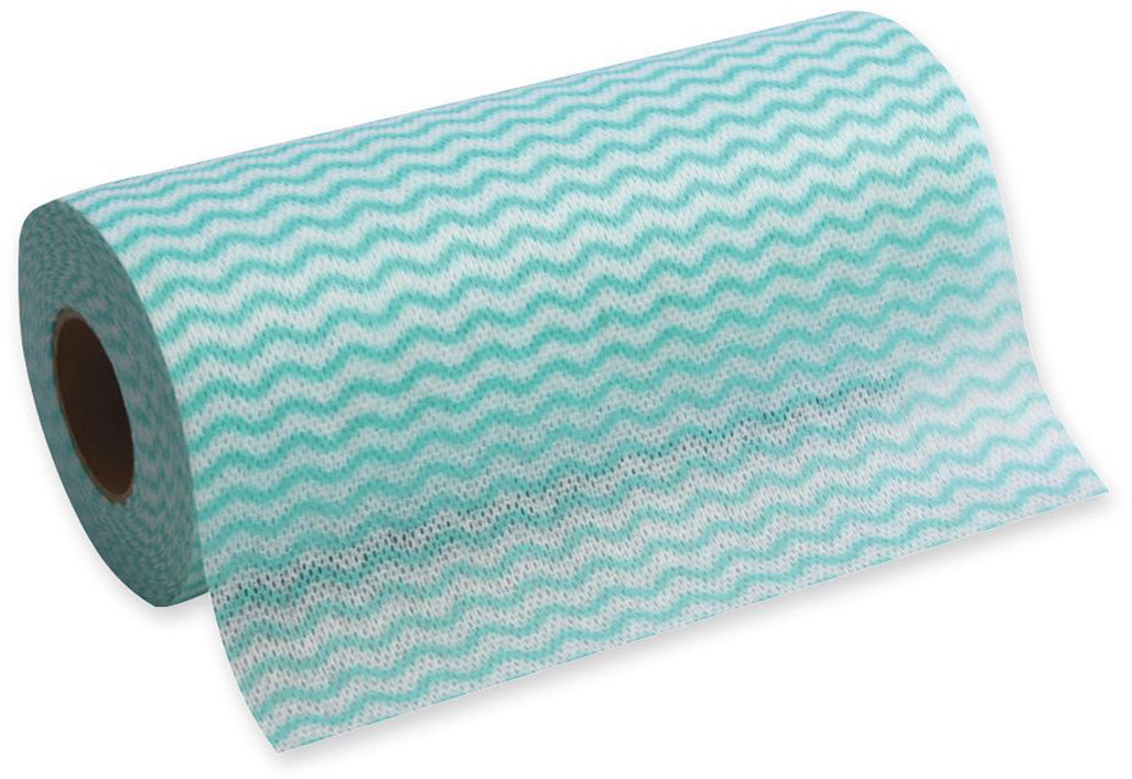 HYGOCLEAN Chiffon de nettoyage 20x40cm 930.2 vert, blanc 1 rouleau/50 flls.