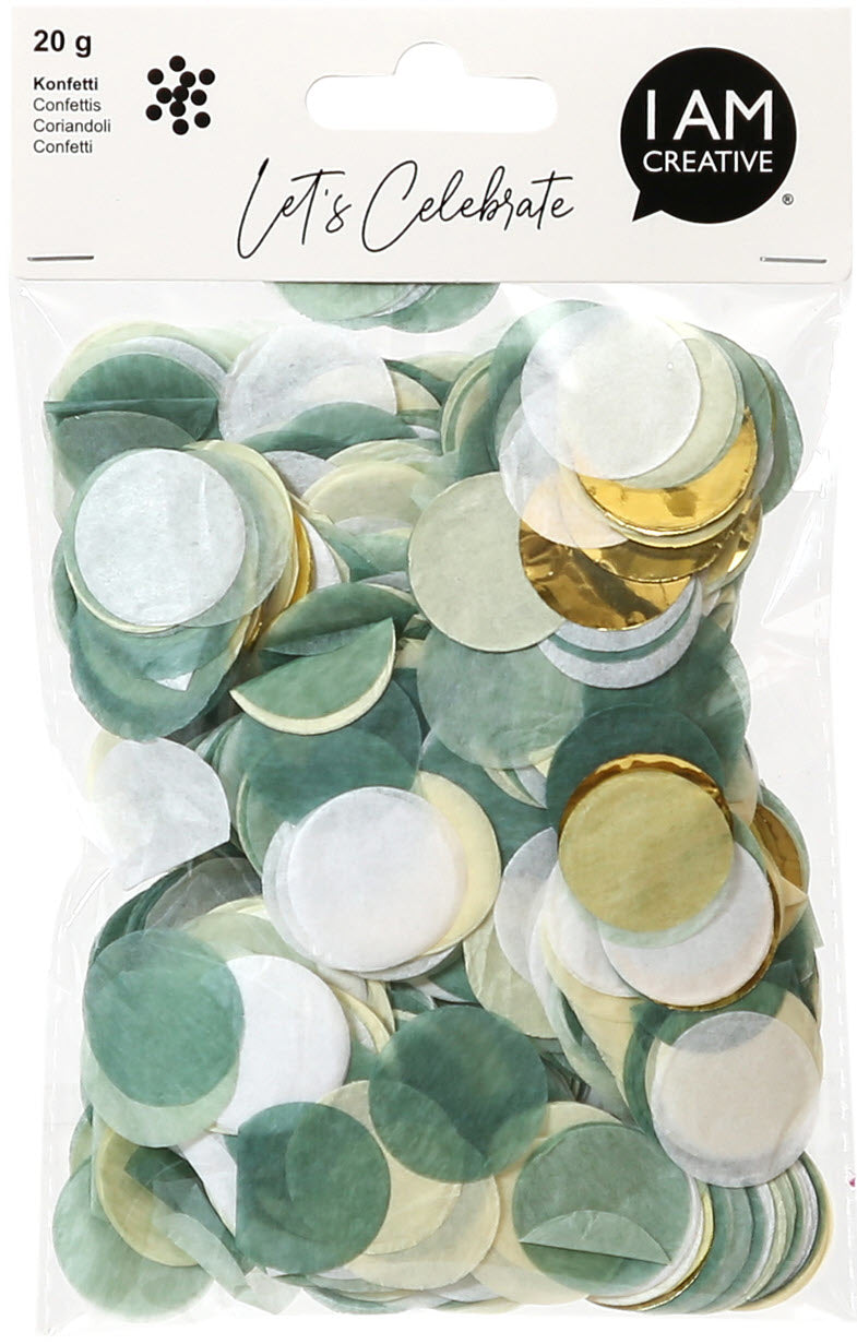 I AM CREATIVE Coriandoli, mint mix 6010.391 20g