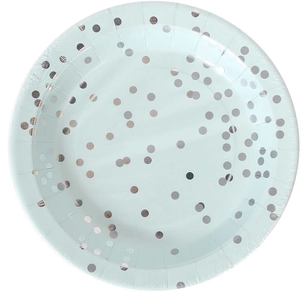 I AM CREATIVE Assiette Papier,menthe 18.5cm 6010.926 8 pcs.