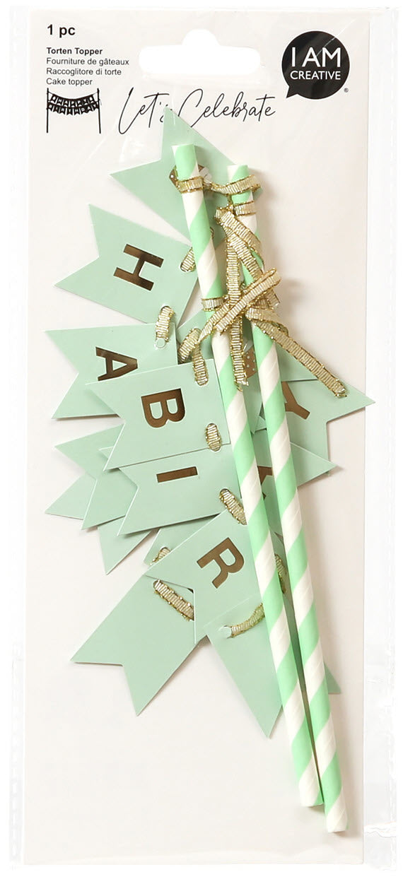 I AM CREATIVE Cake Picker HBD 19,5cm 6010.941 mente