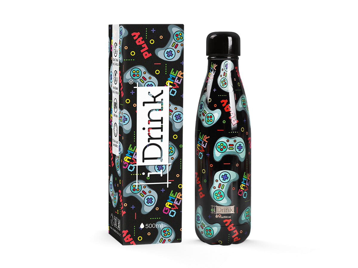 I-DRINK Bouteille thermos 500ml ID0439 Let's play